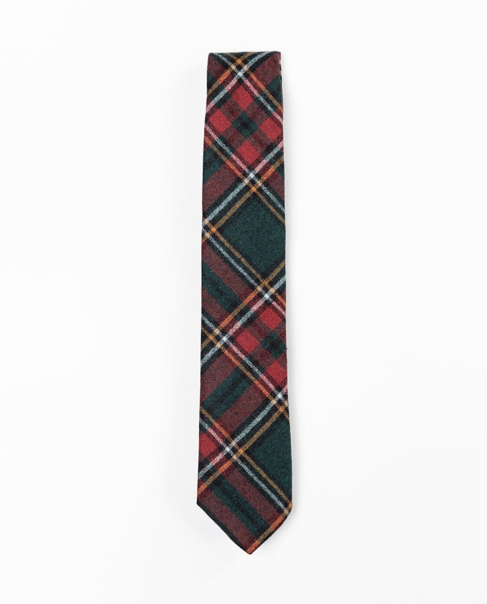 Corbata Tartán Verde