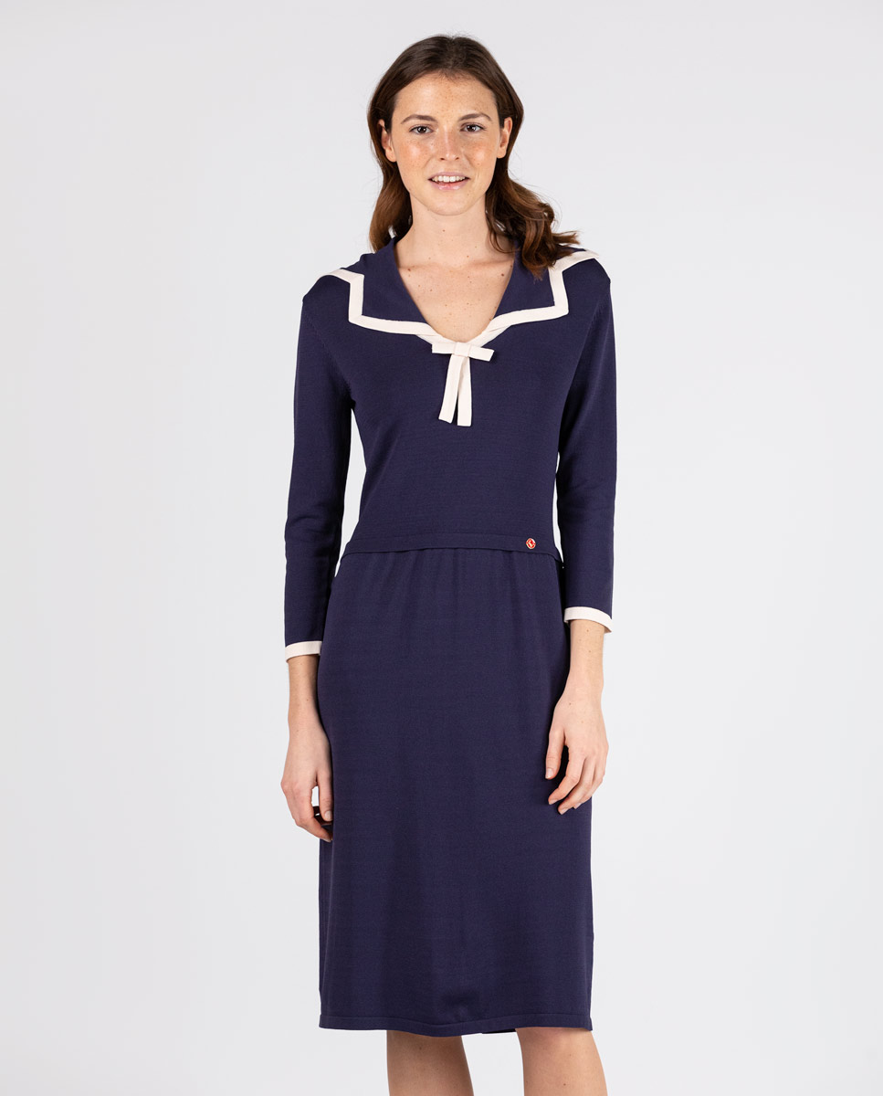 Knitted Nautical Dress