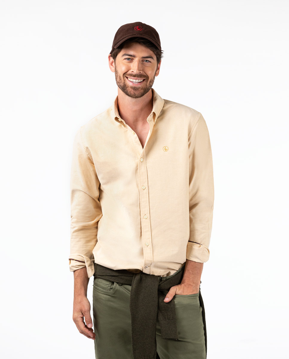 Camisa Oxford Amarillo
