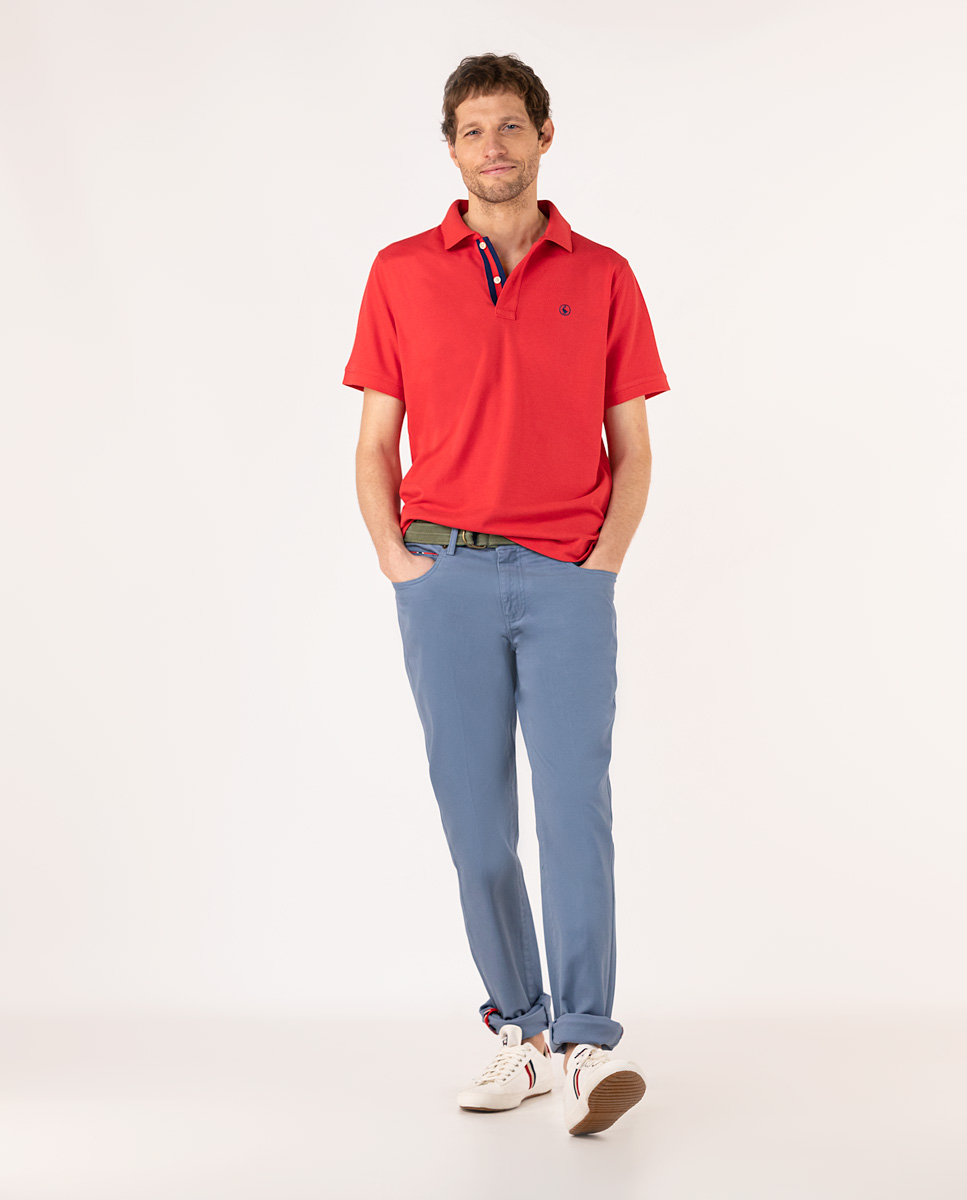 Pantalón 5 Bolsillos Azul