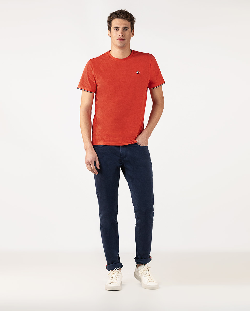 Navy 5-Pocket Trousers