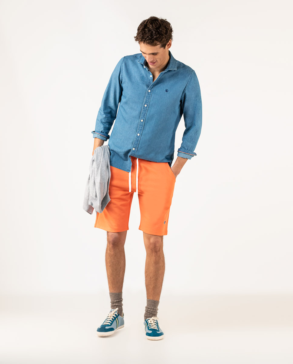 Peach Bermuda Joggers