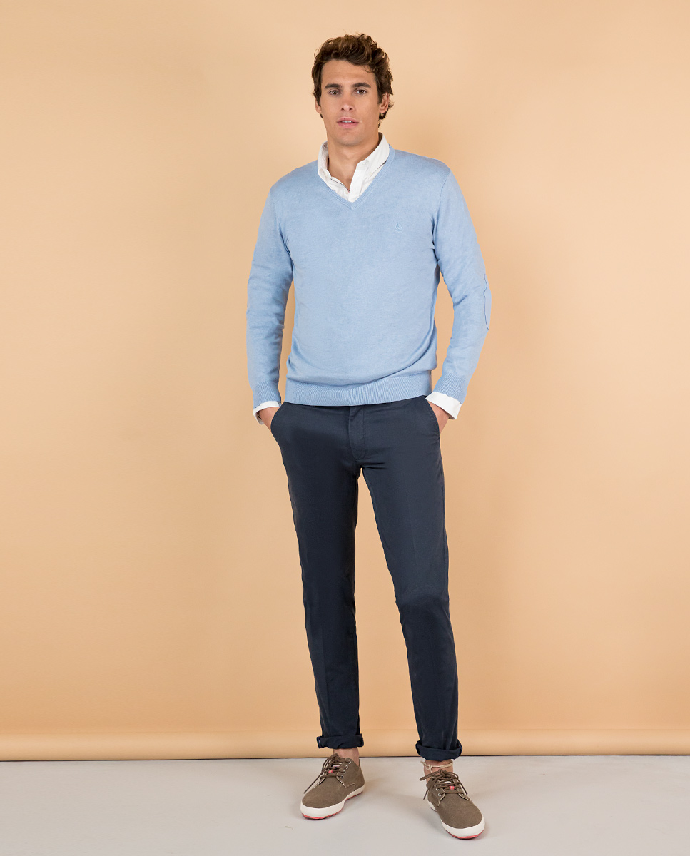 Pantalón Chino Básico Marino