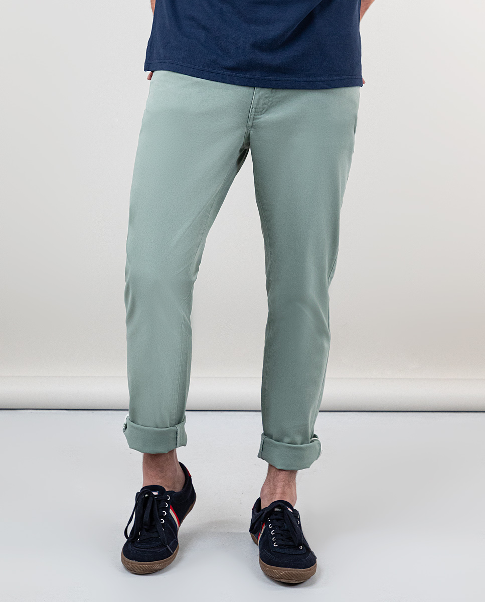 Green 5-Pocket Trousers
