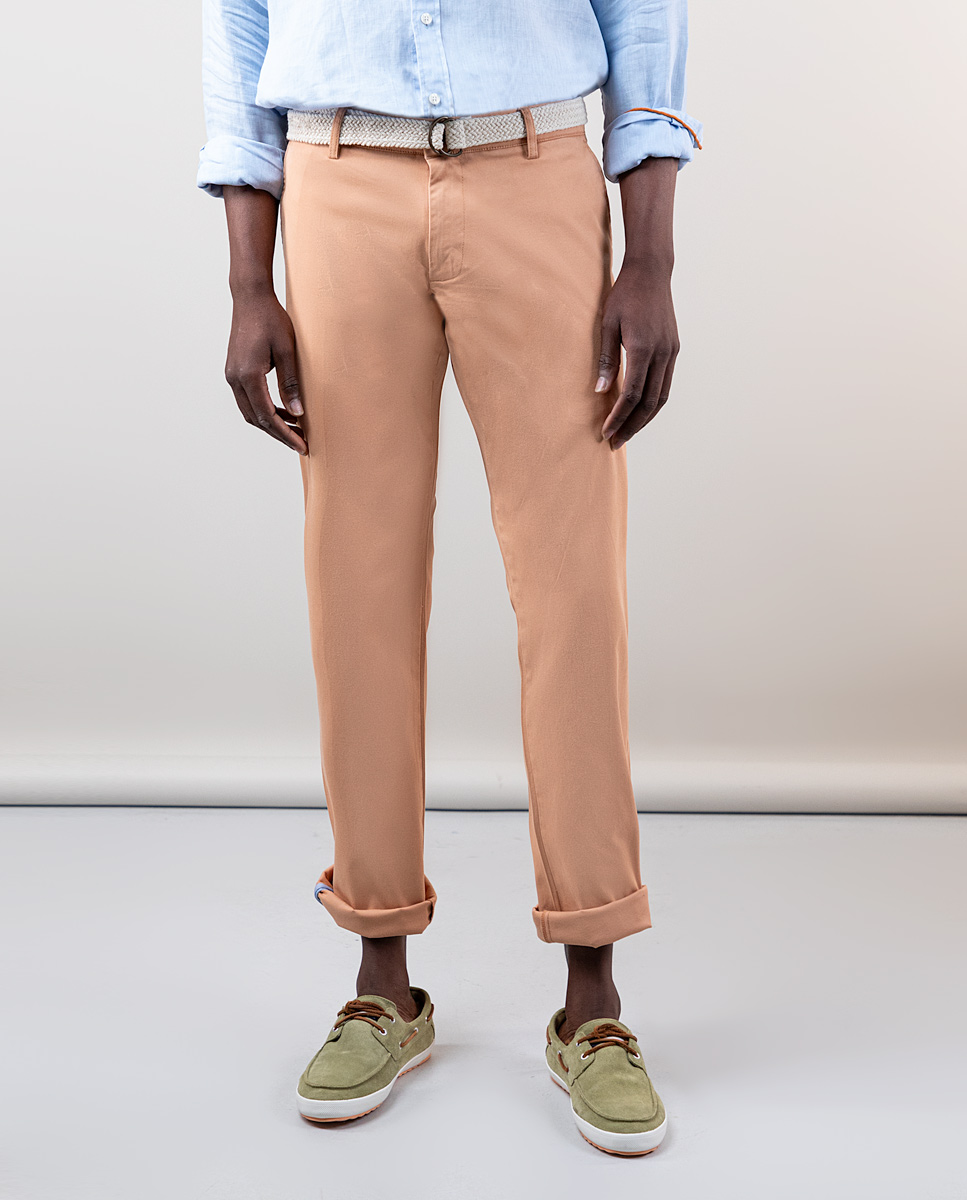 Peach Summer Chinos