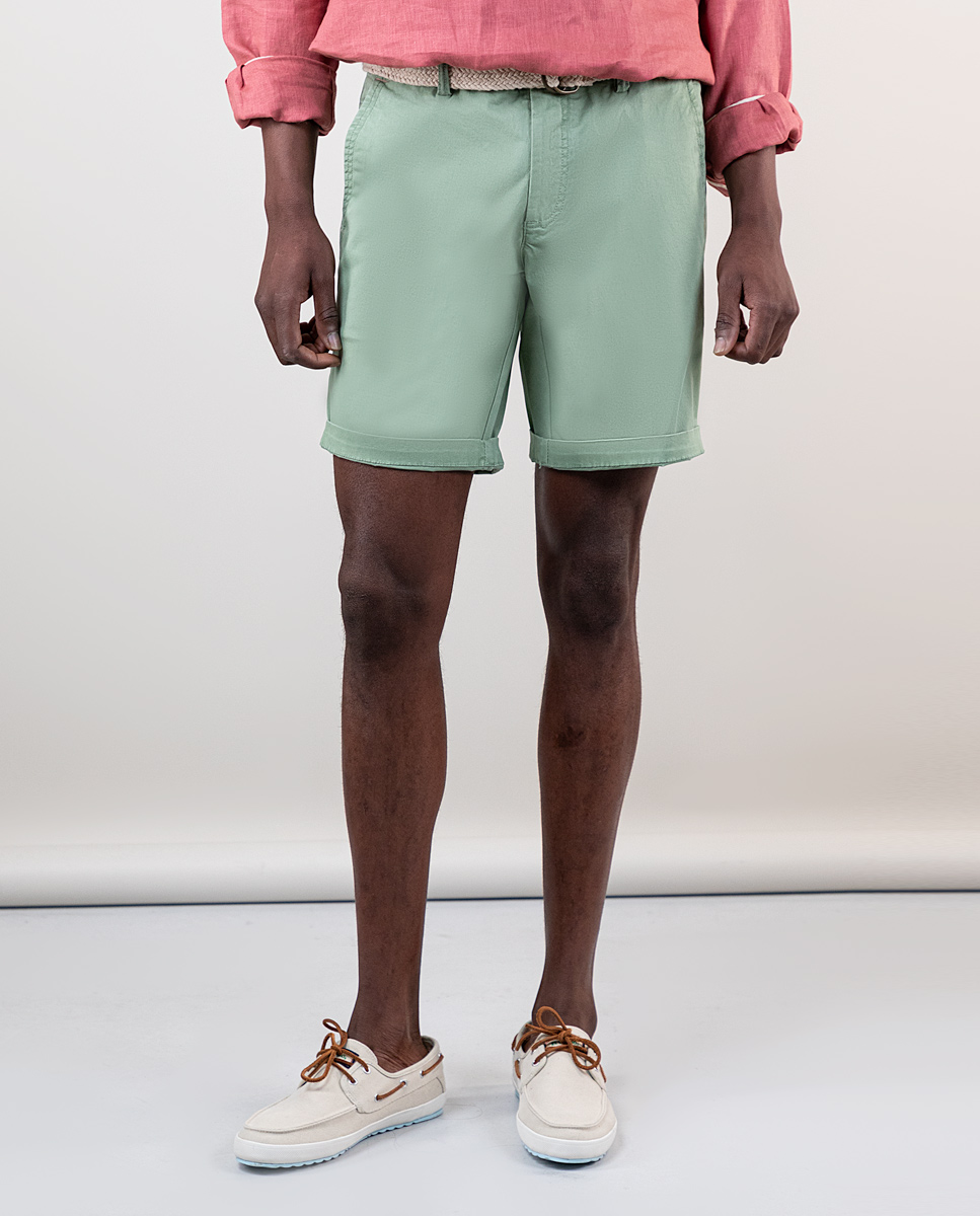 Green Bermuda Shorts