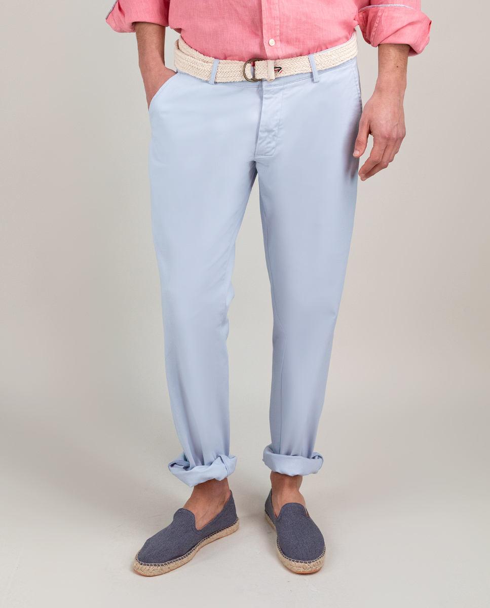 Pantalón Chino Verano Celeste