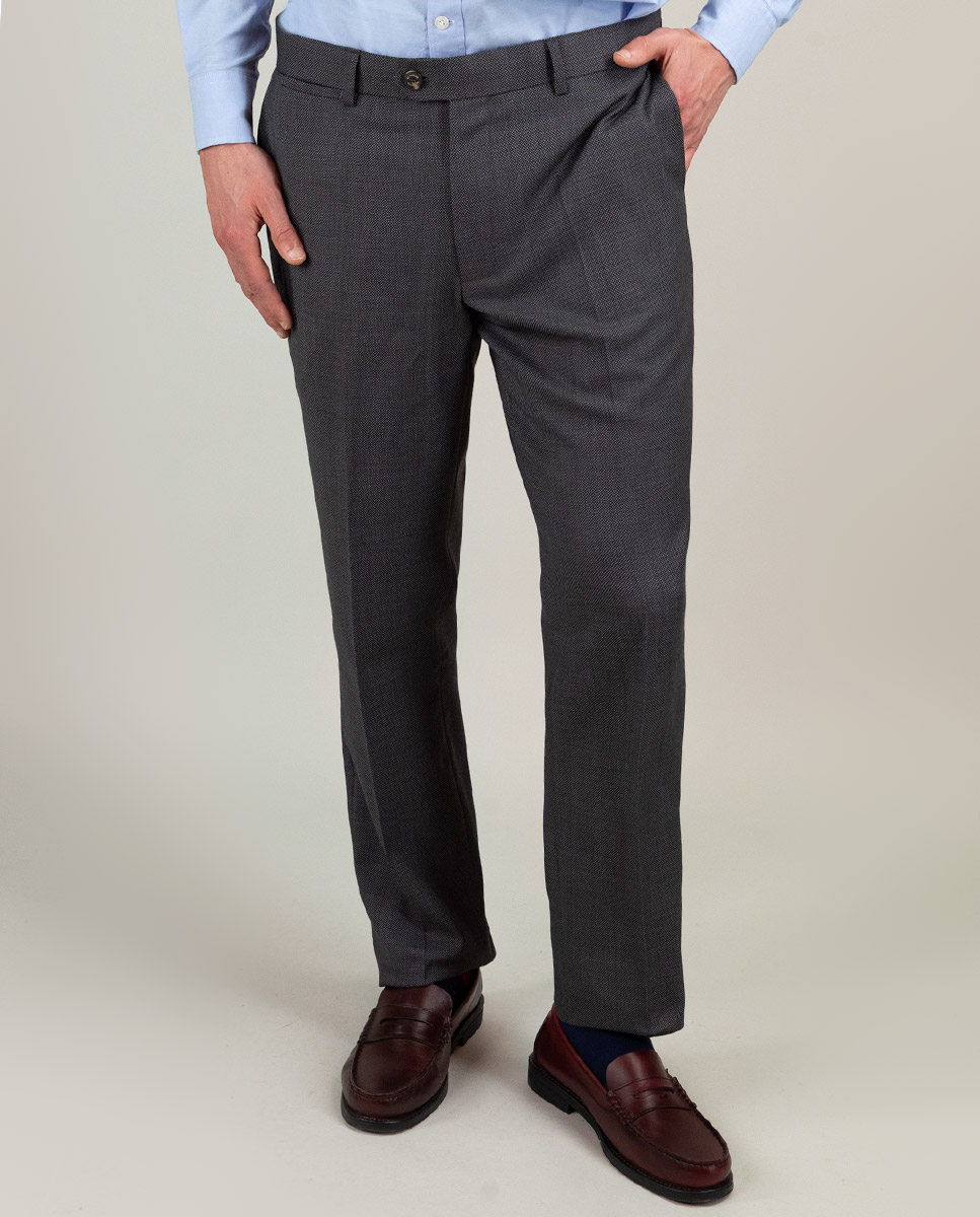 Grey Birdseye Trouser Separate