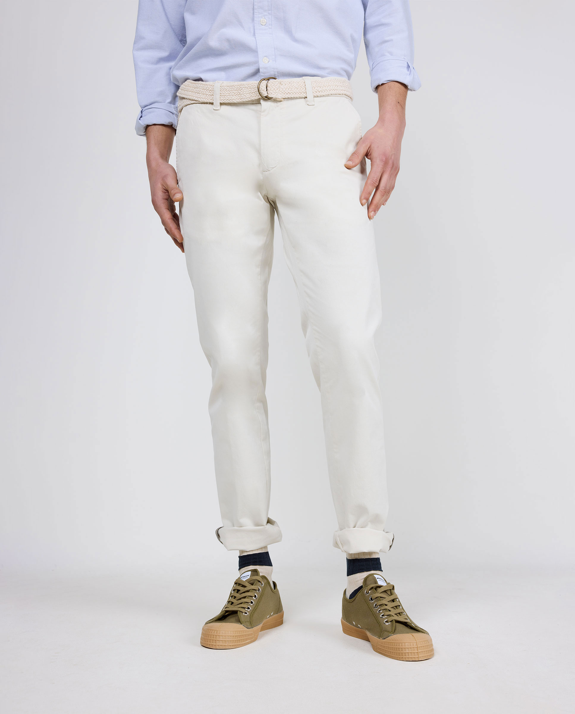 Pantalón Chino Básico Piedra