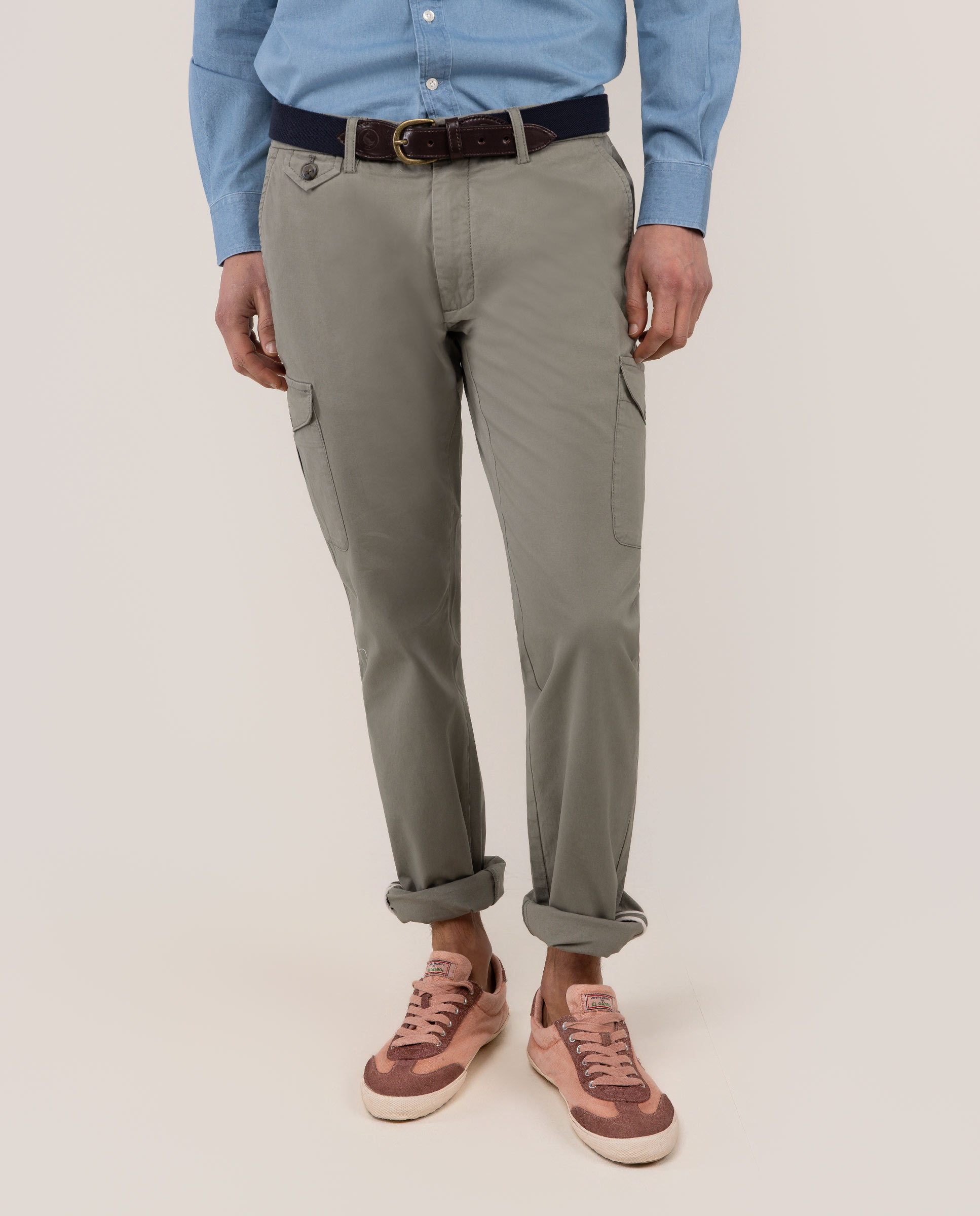 Green Cargo Trousers