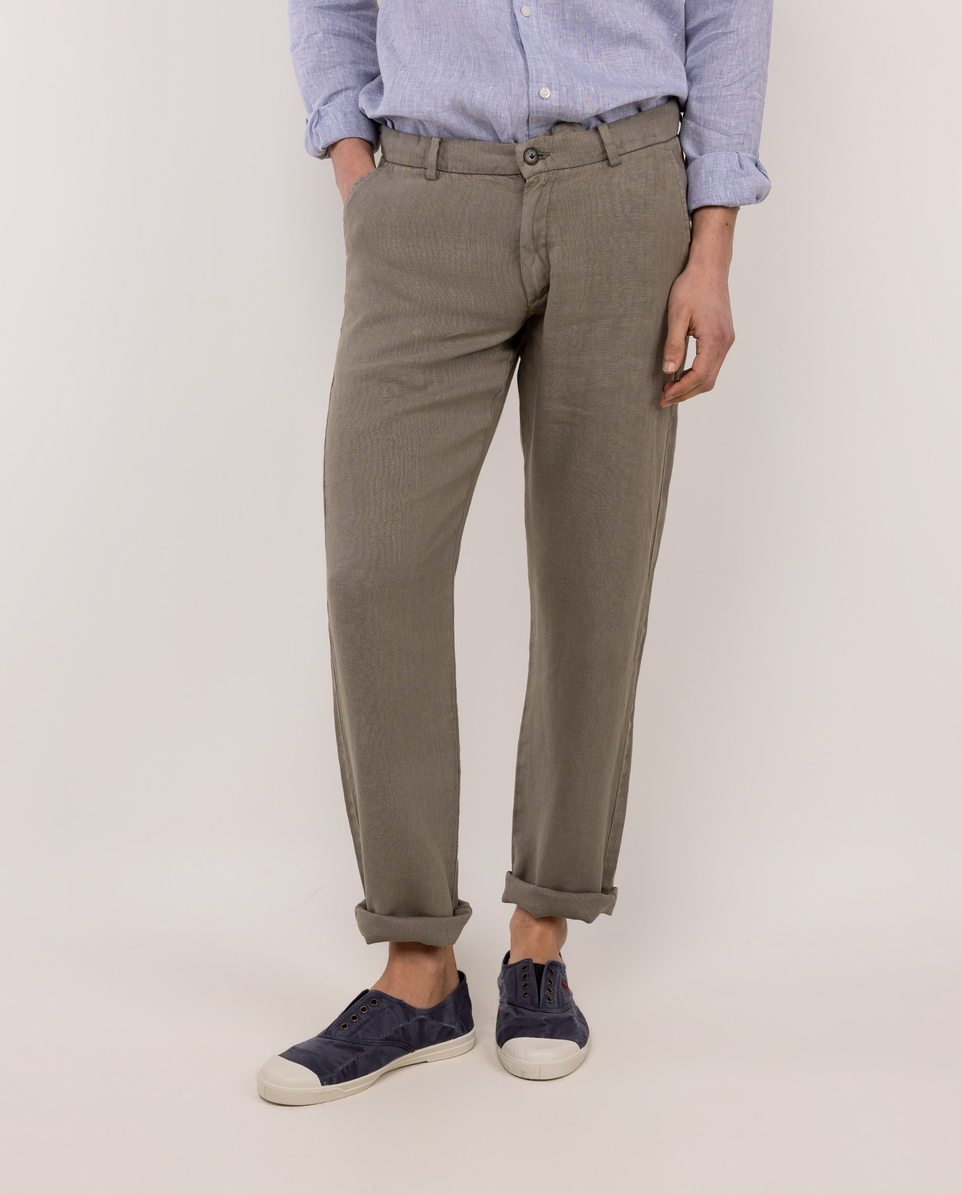 Pantalón Lino Verde