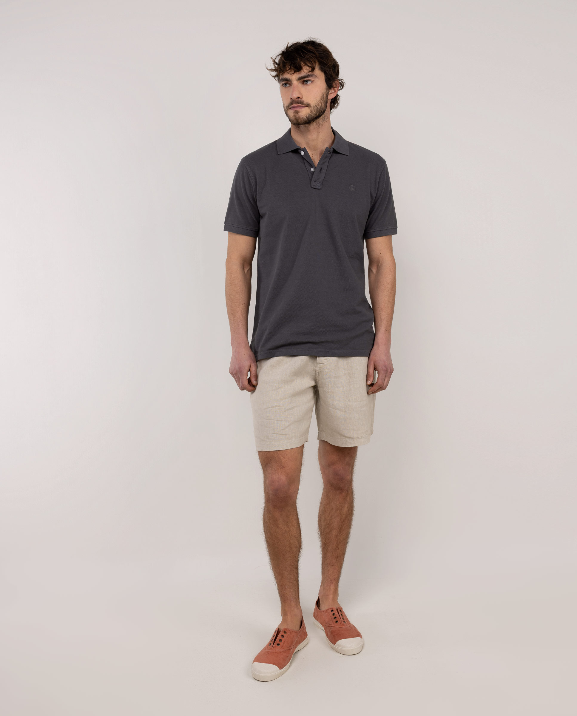 Bermuda Cordones Lino Crudo