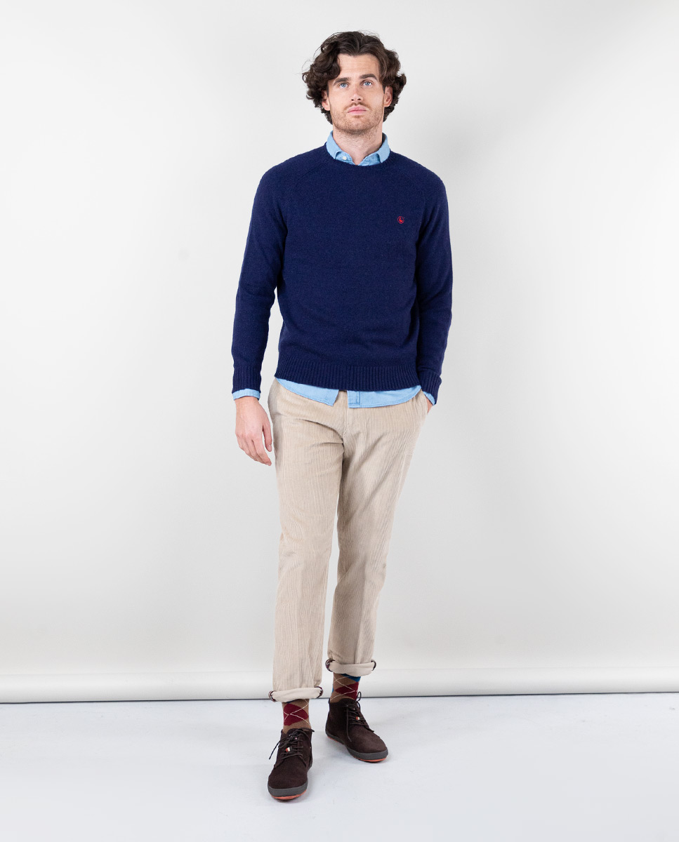 Stone Corduroy Trousers