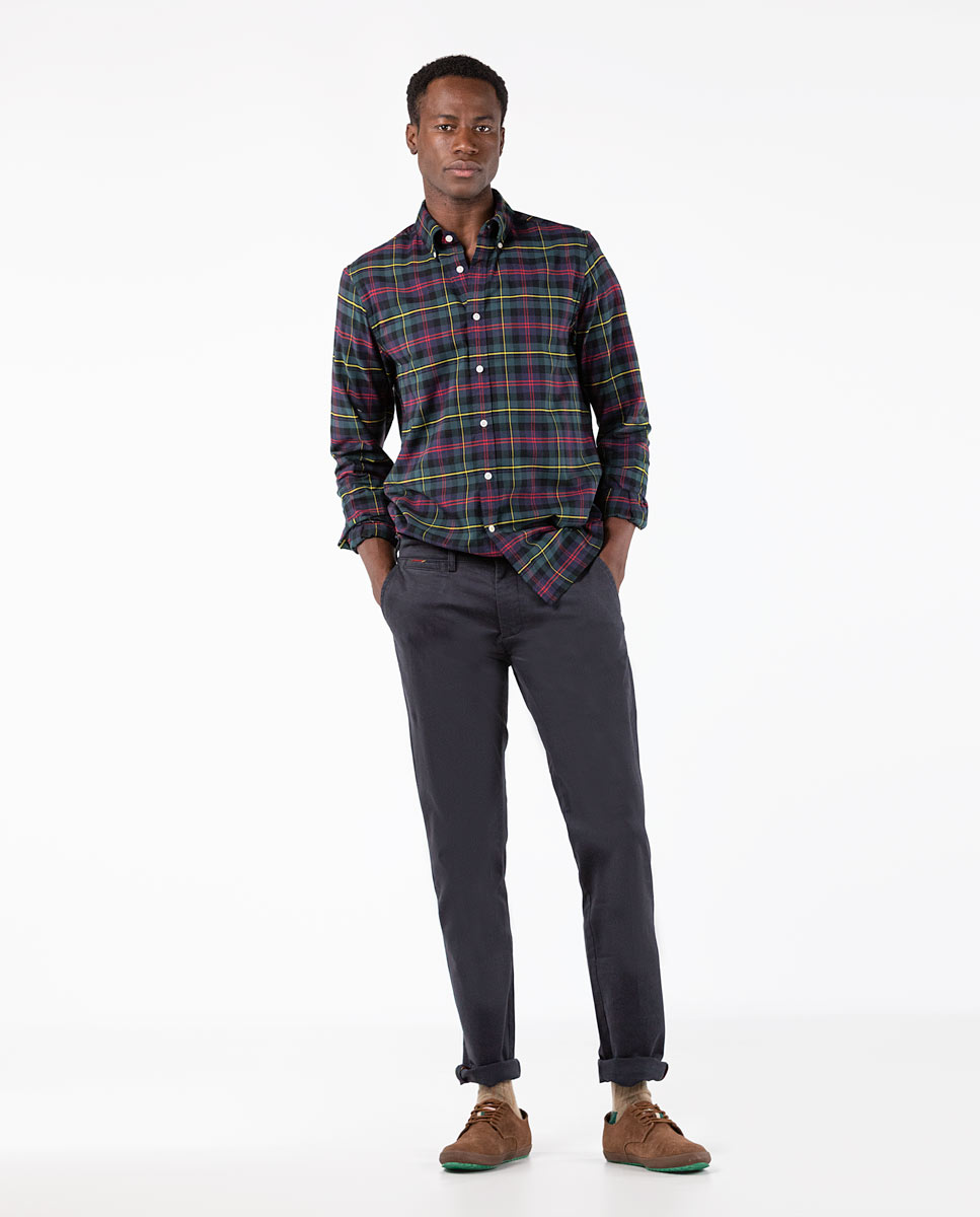 Pantalón Chino Básico Marino