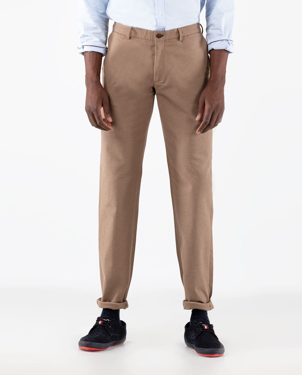 Camel and Brown Fleck Trouser Separates