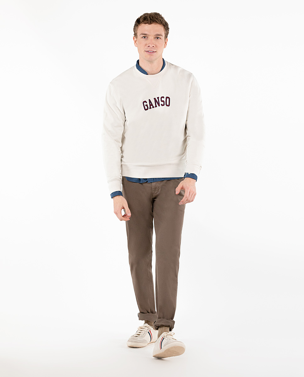 Pantalón Chino Garment Dyed Tostado