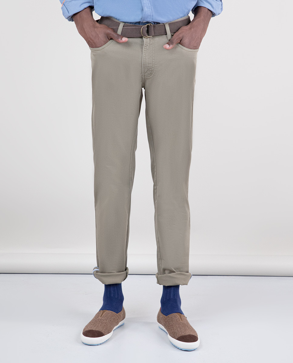 Pantalón 5 Bolsillos Kakhi