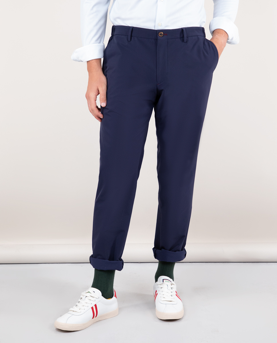 Navy Sepiia Bermudas