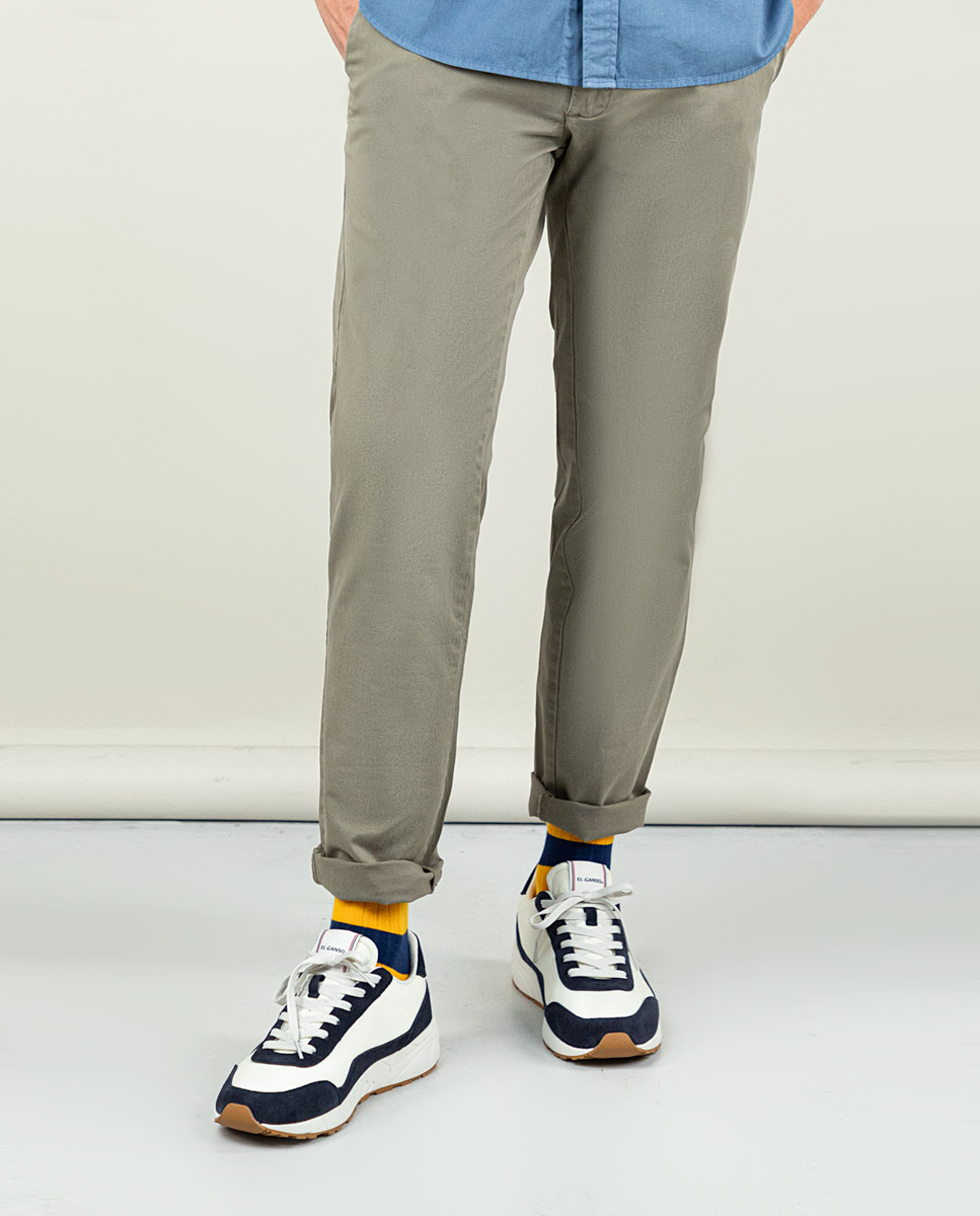 Khaki Judo Trousers W Drawstrings