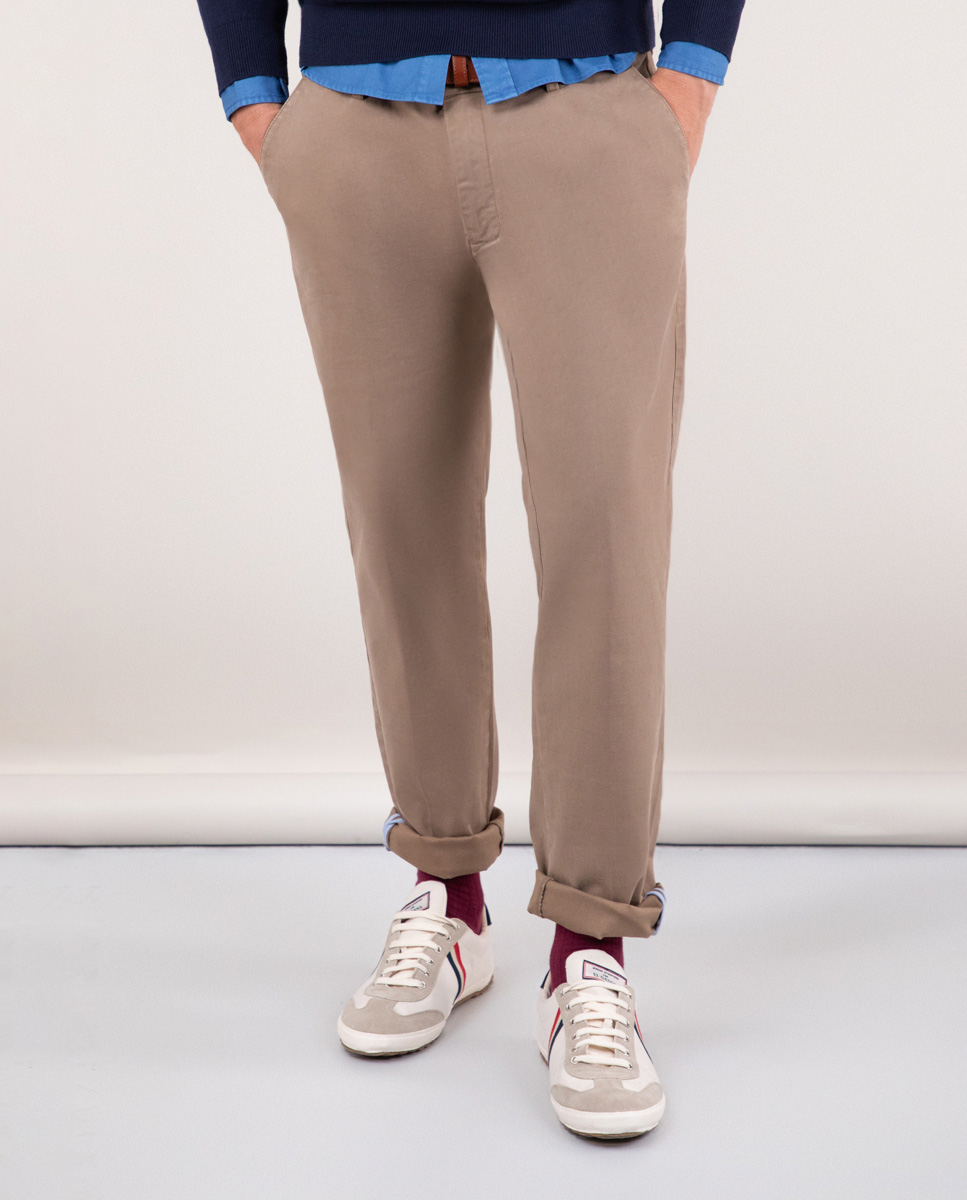 Beige Chino Pants