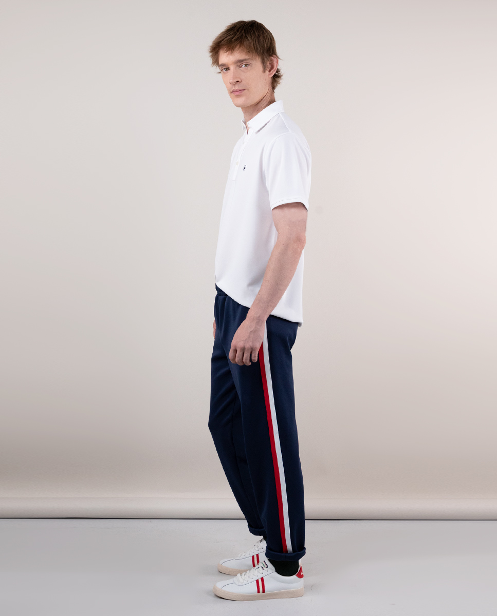 Navy Retro Trousers