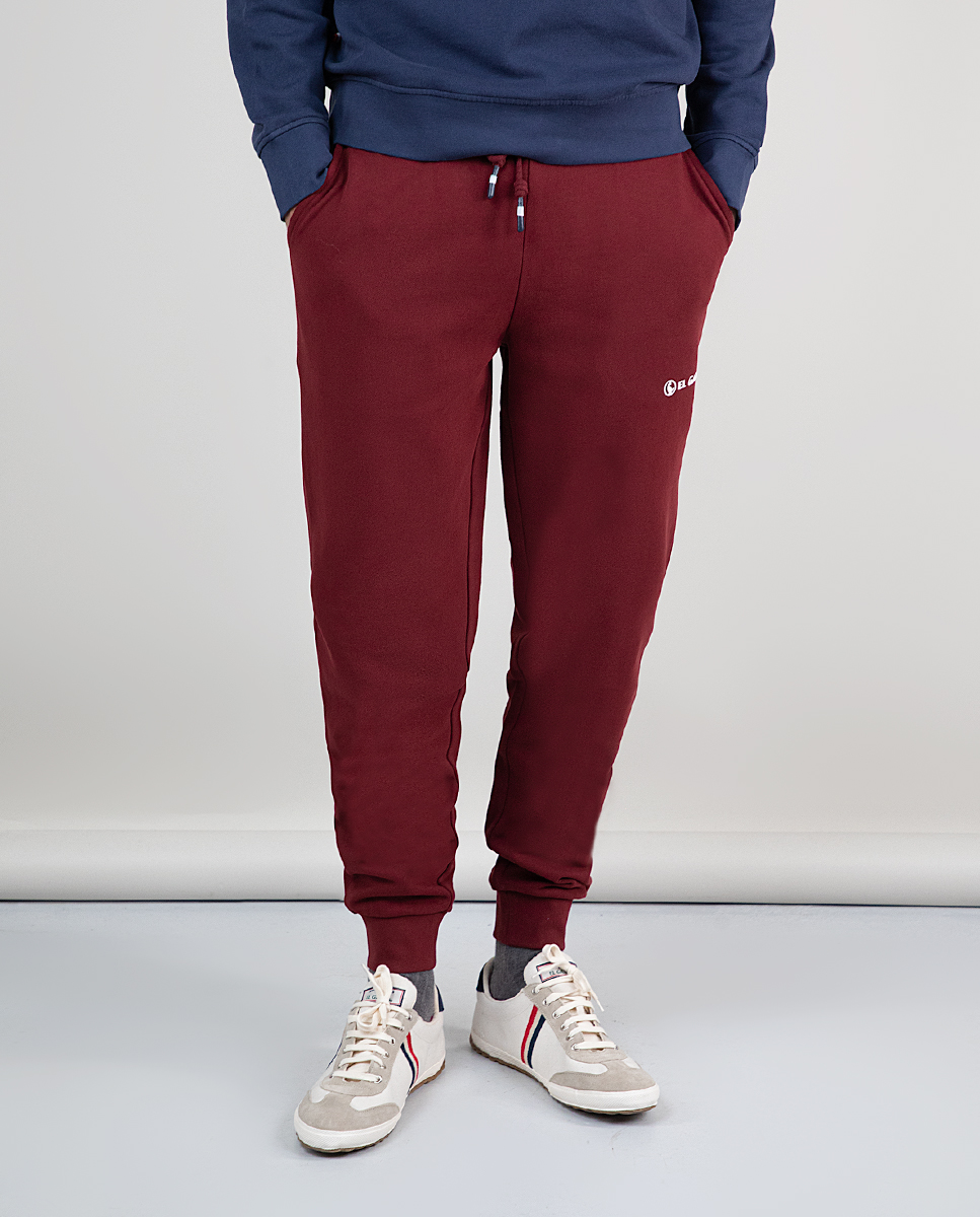 Burgundy Plush Joggers
