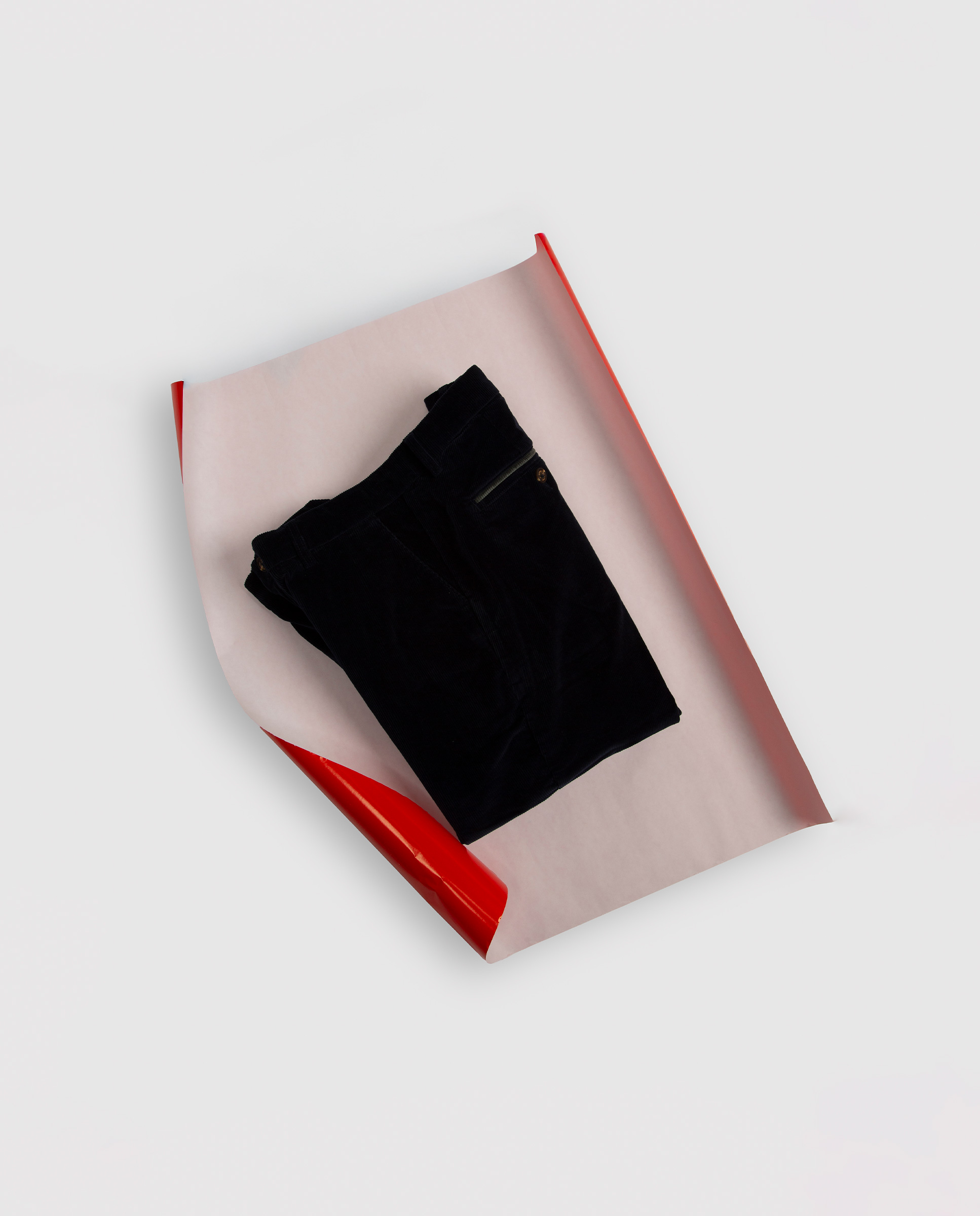 Navy Slim Fit Corduroy Winter Chinos