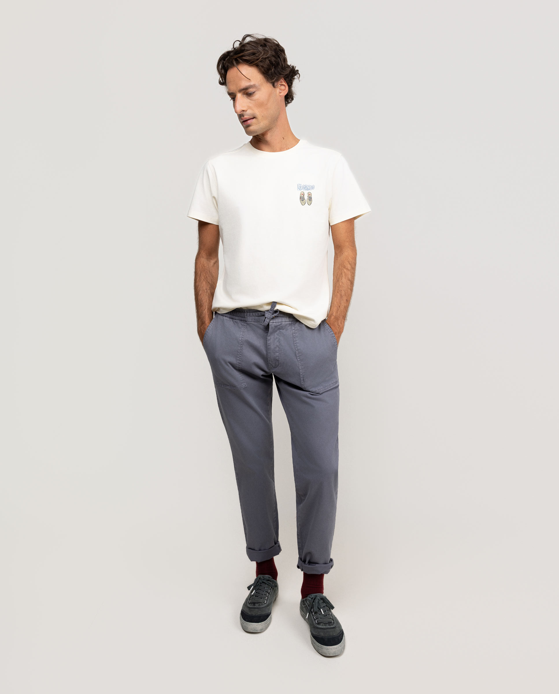 Pantalón Carpintero Gris
