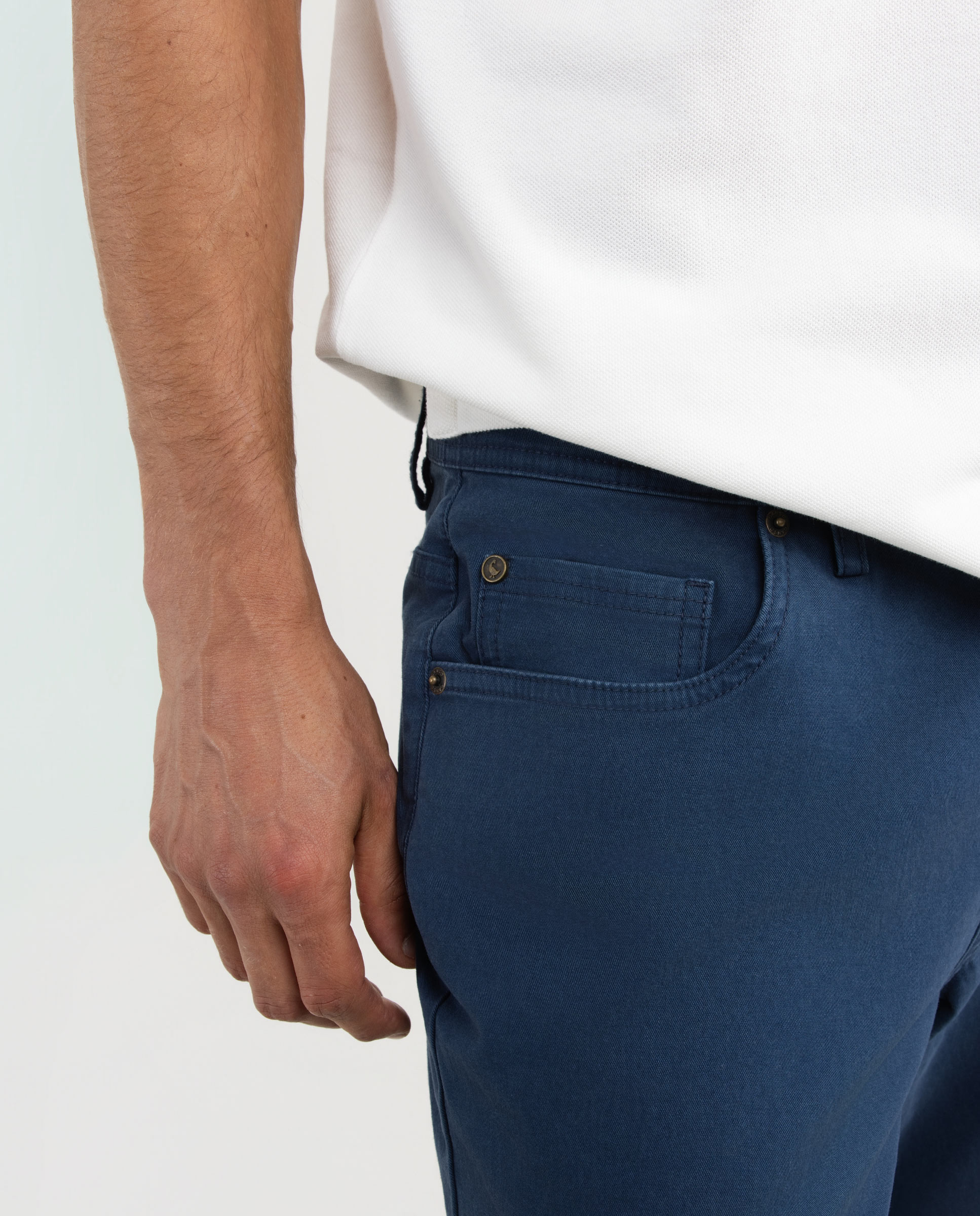 Pantalón 5 Bolsillos Azul