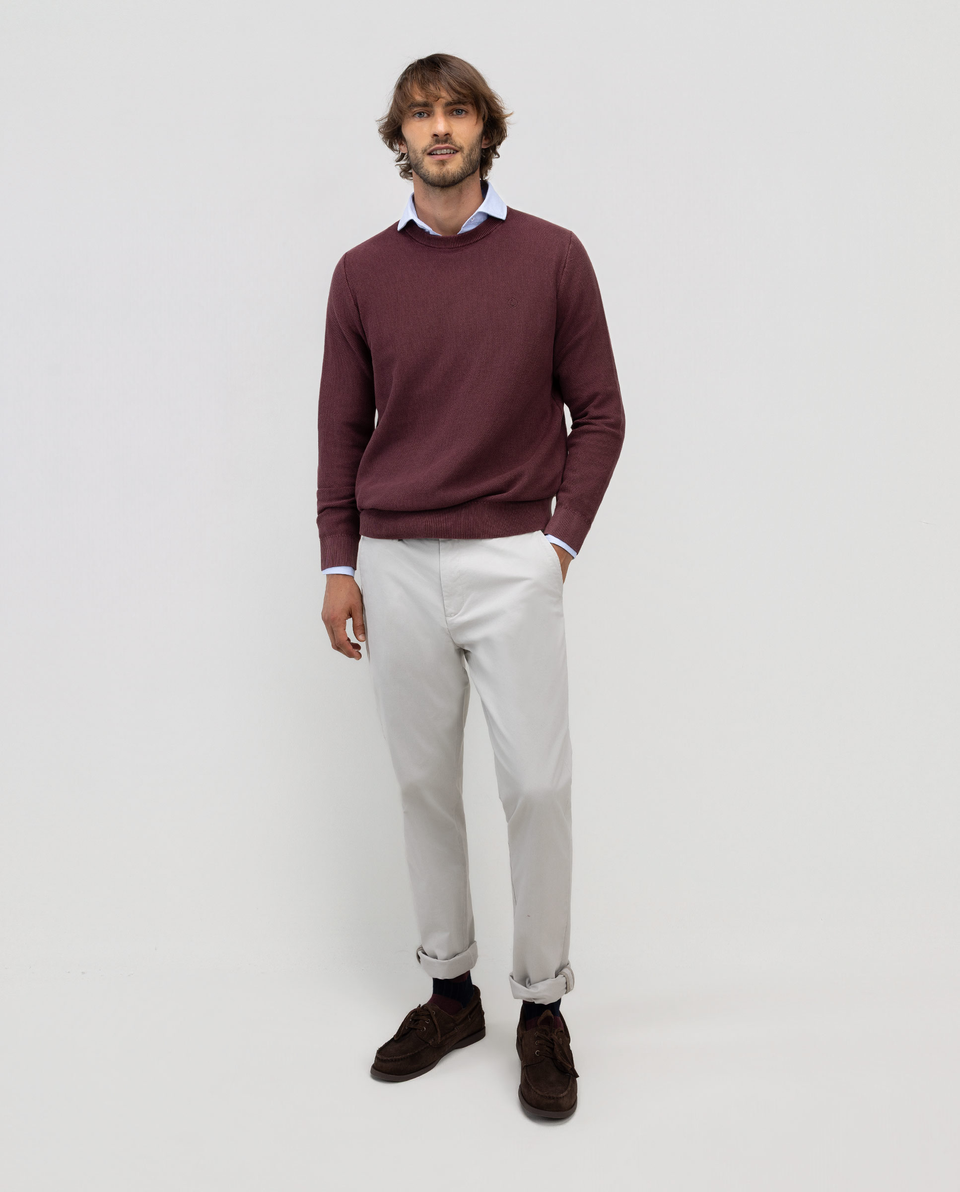 Pantalón Chino Crudo Slim