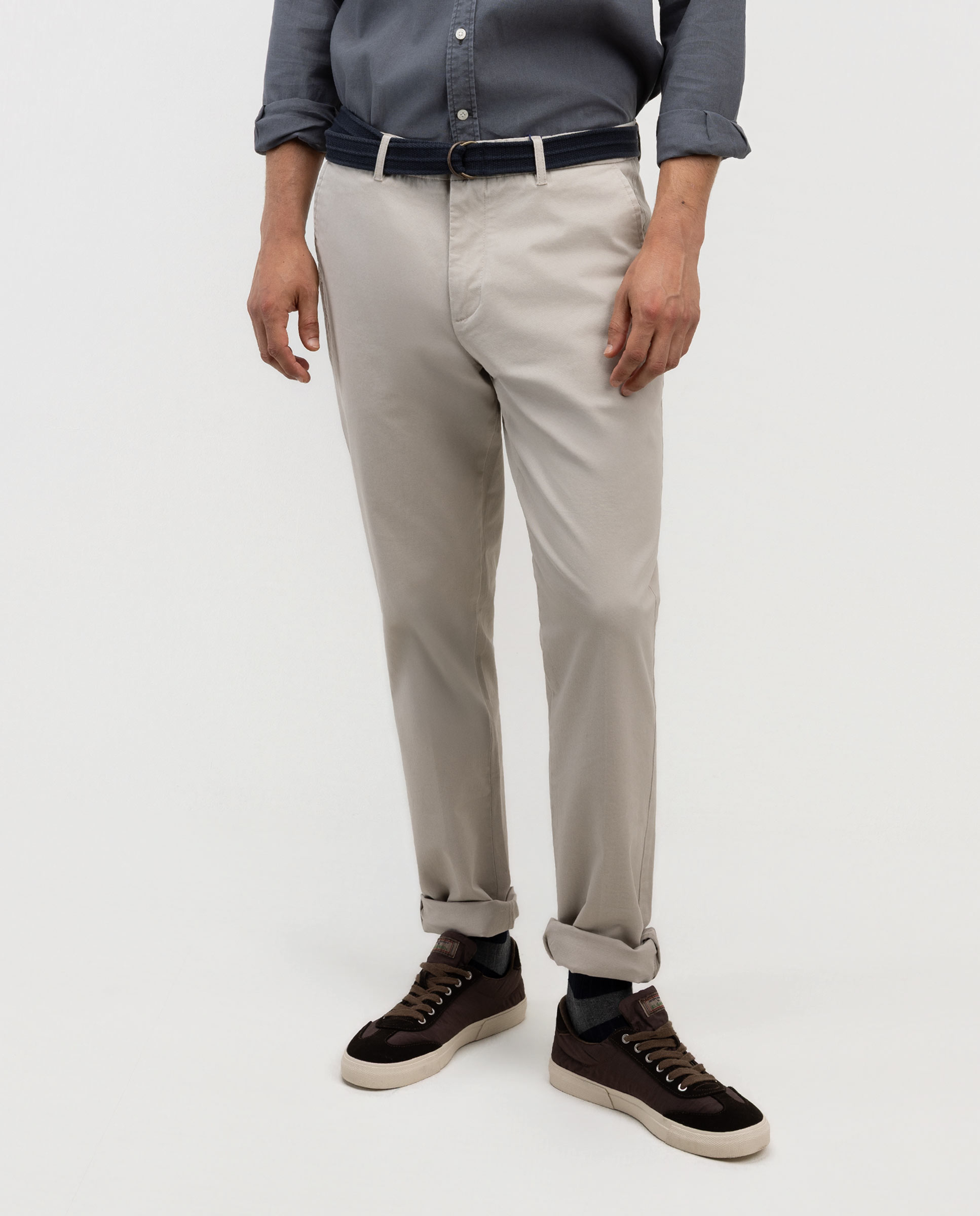 Pantalón Chino Beige Slim
