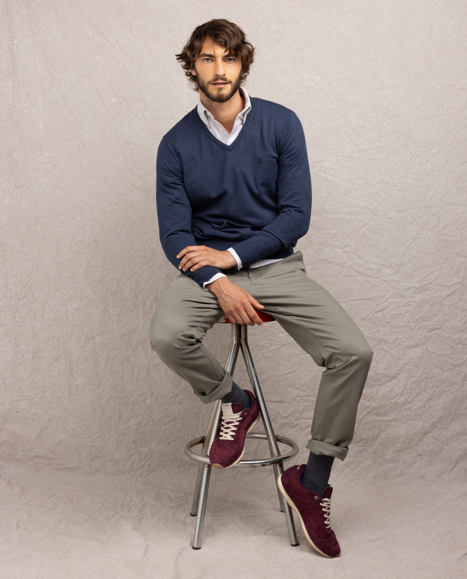 Pantalón Chino Verde Slim