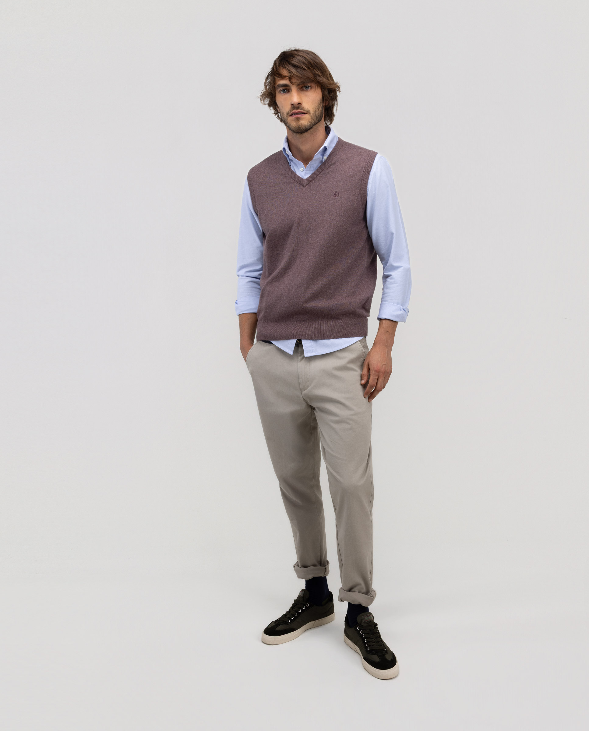 Pantalón Chino Topo Slim