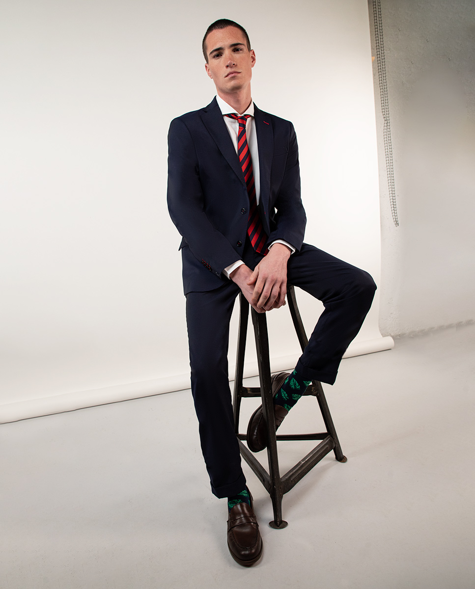 Plain Navy Blazer Suit Separate