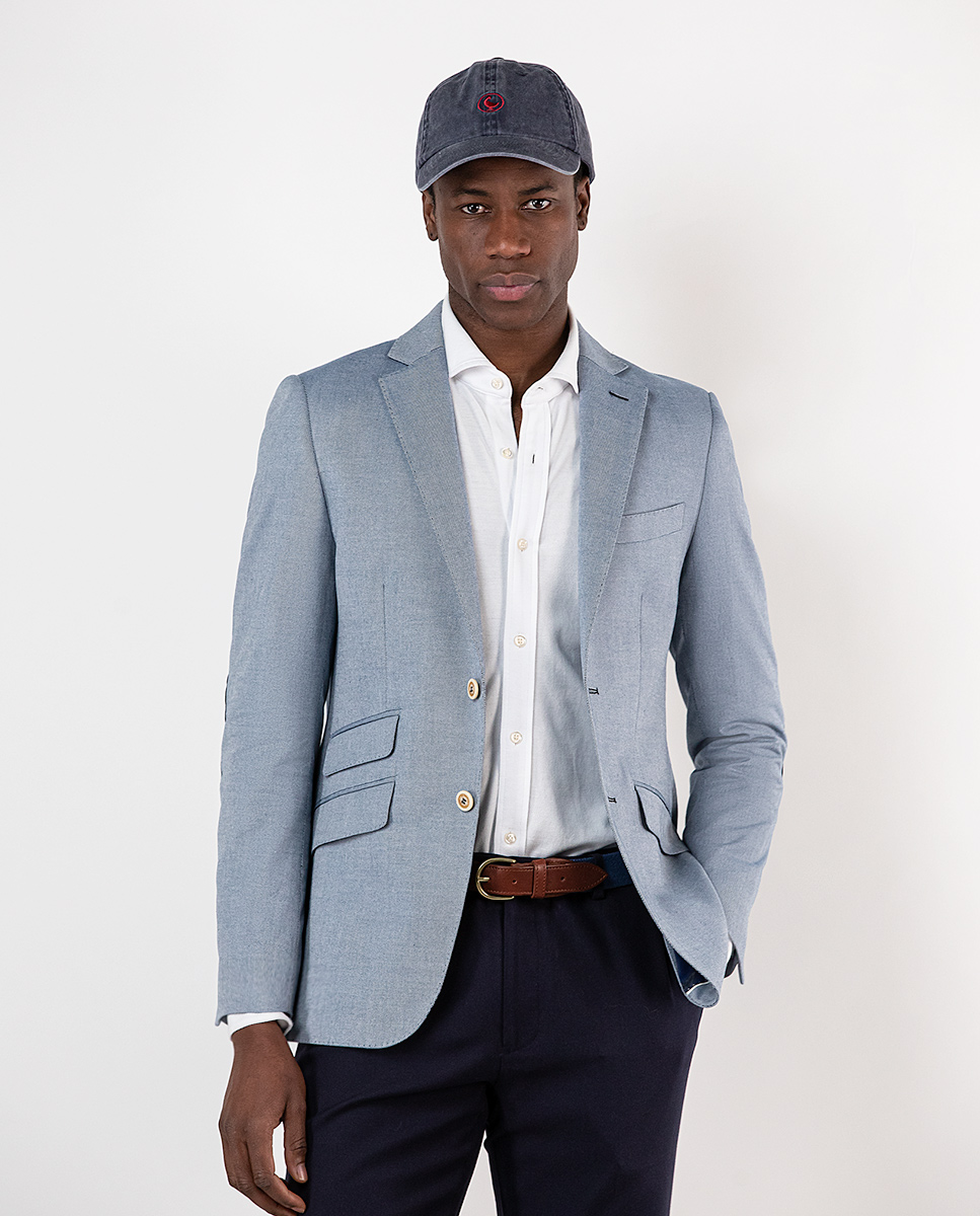 Americana Panamá Oxford Azul