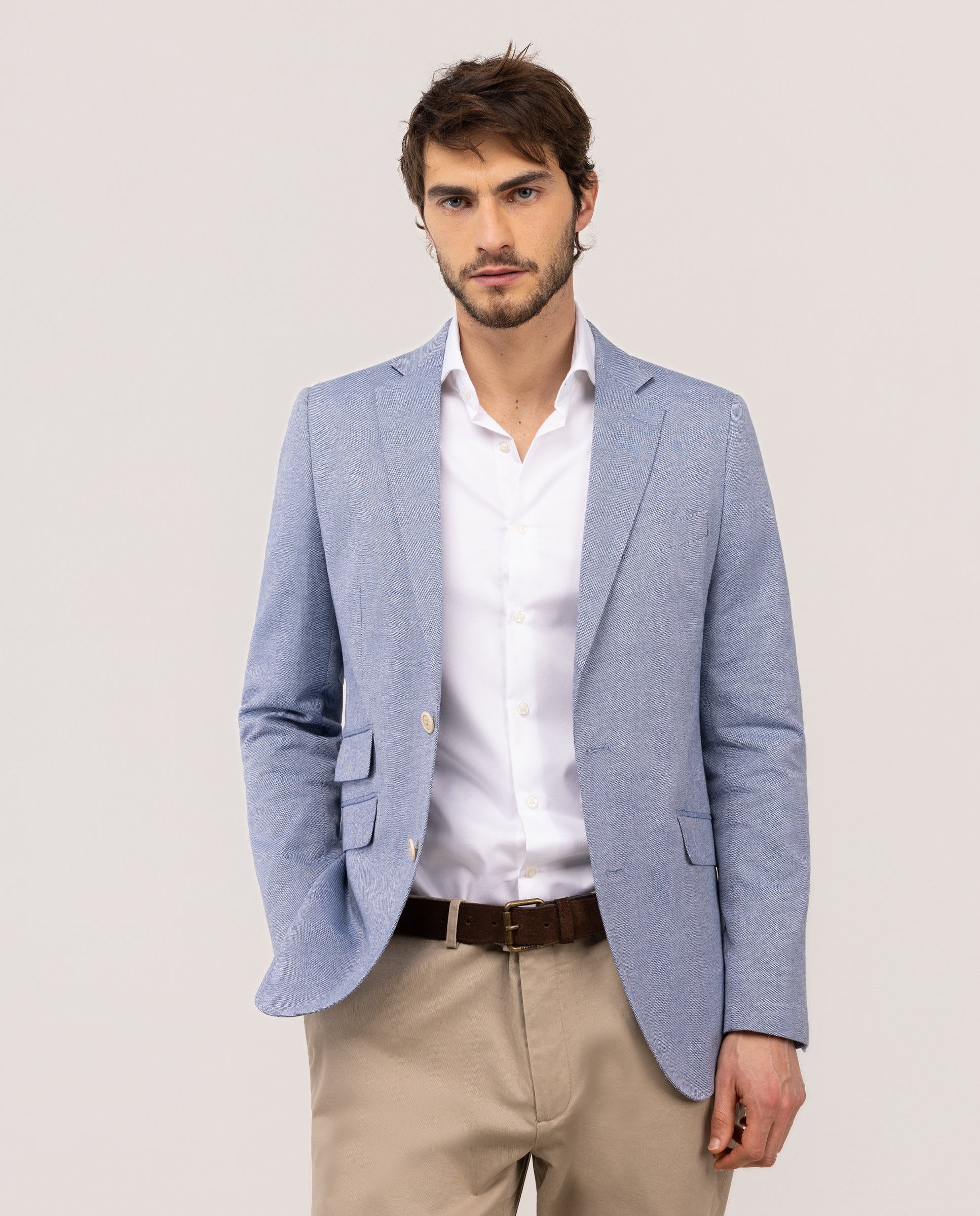 Blue Oxford Formal Blazer