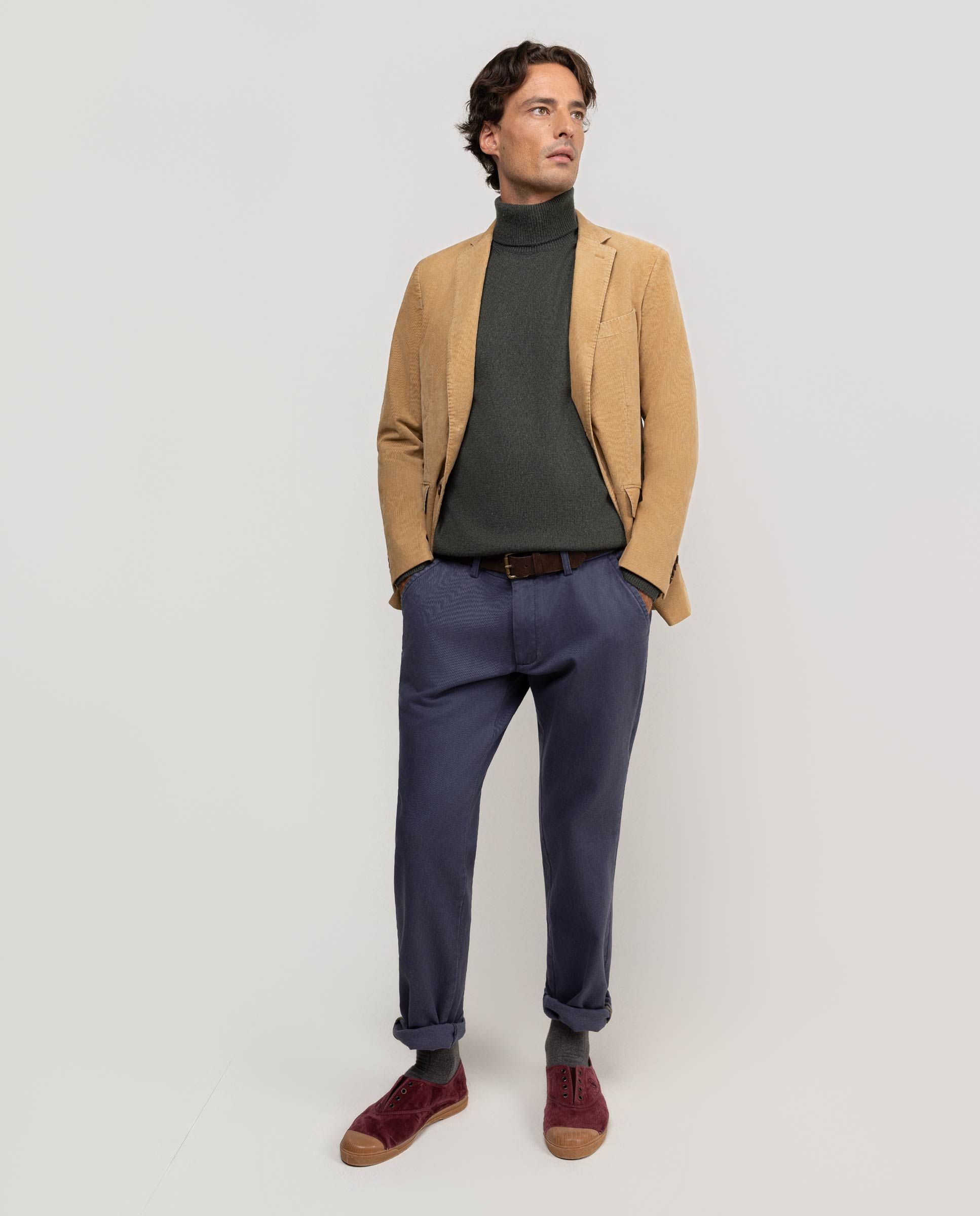 Americana Pana Tinte en Prenda Beige