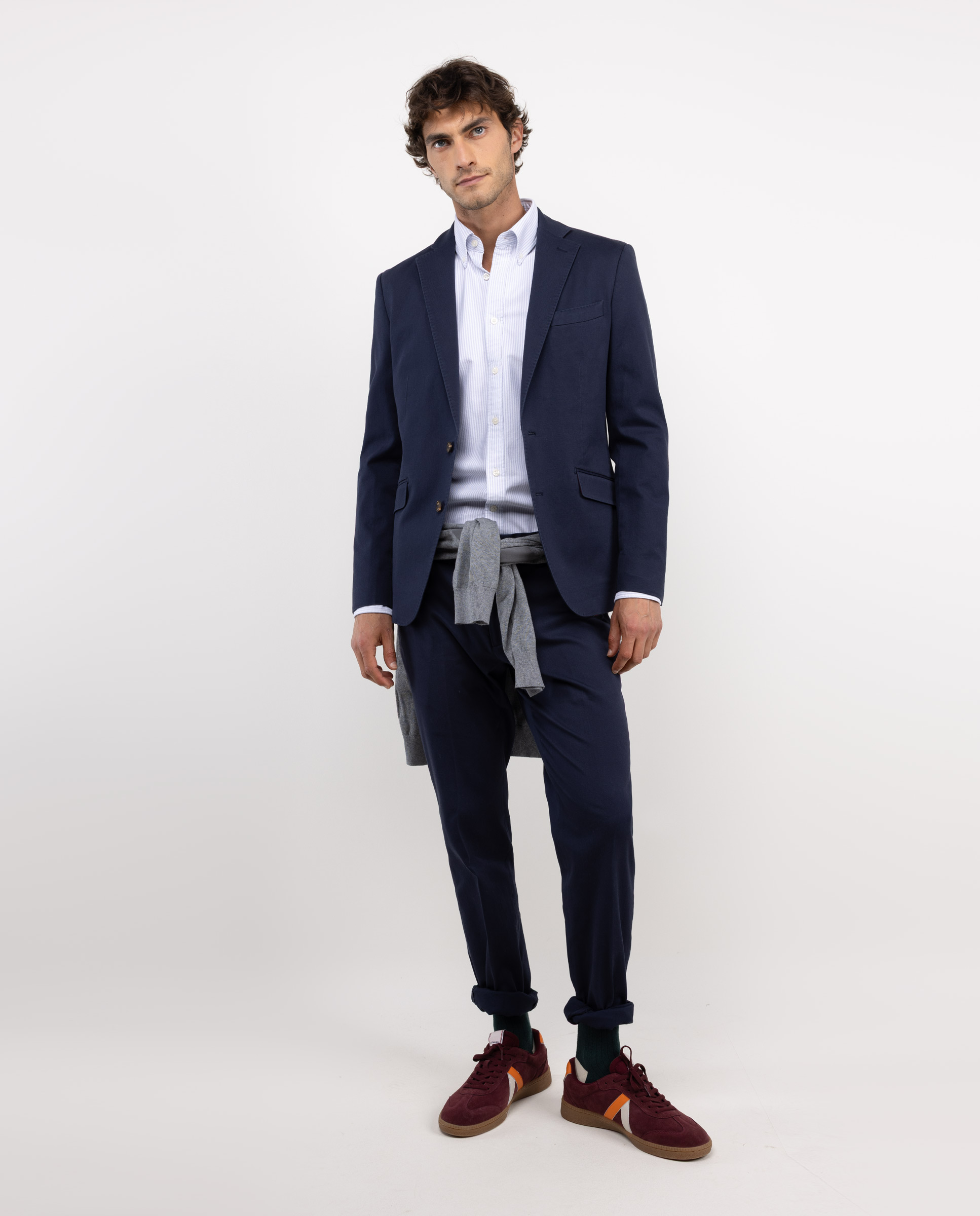 Washed Navy Jacket Separate