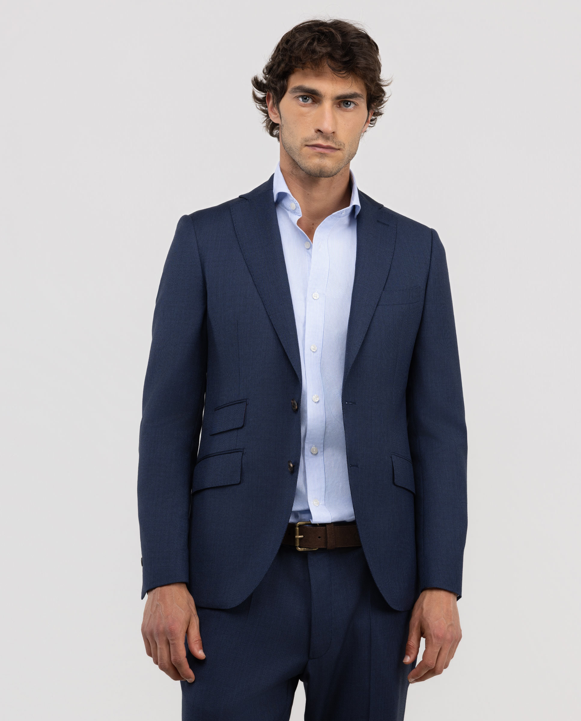 Navy Birdseye Jacket Separate