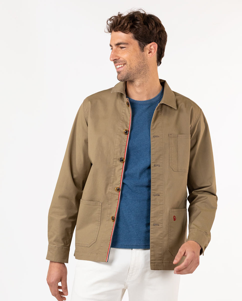 Camel Overshirt W Pockets