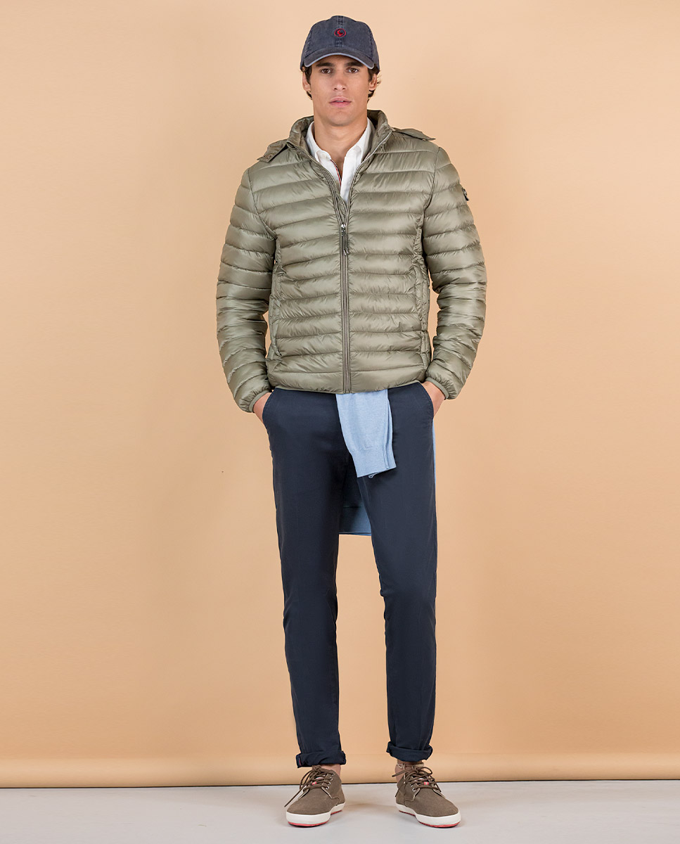 Chaqueta Acolchada Básica Kakhi