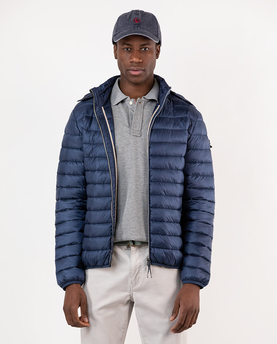 Chaqueta Acolchada Básica Marino