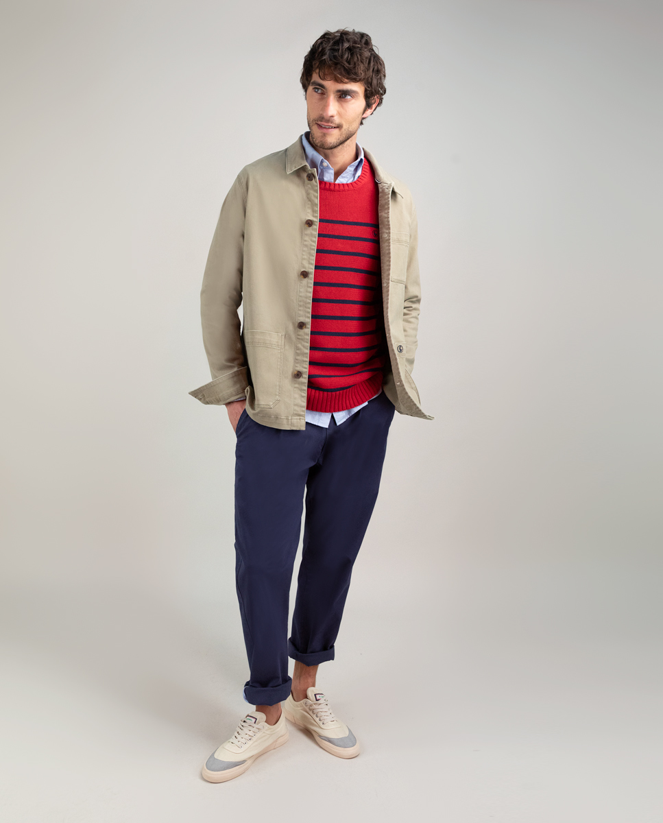 Sobrecamisa Algodón Garment Dyed Kaki