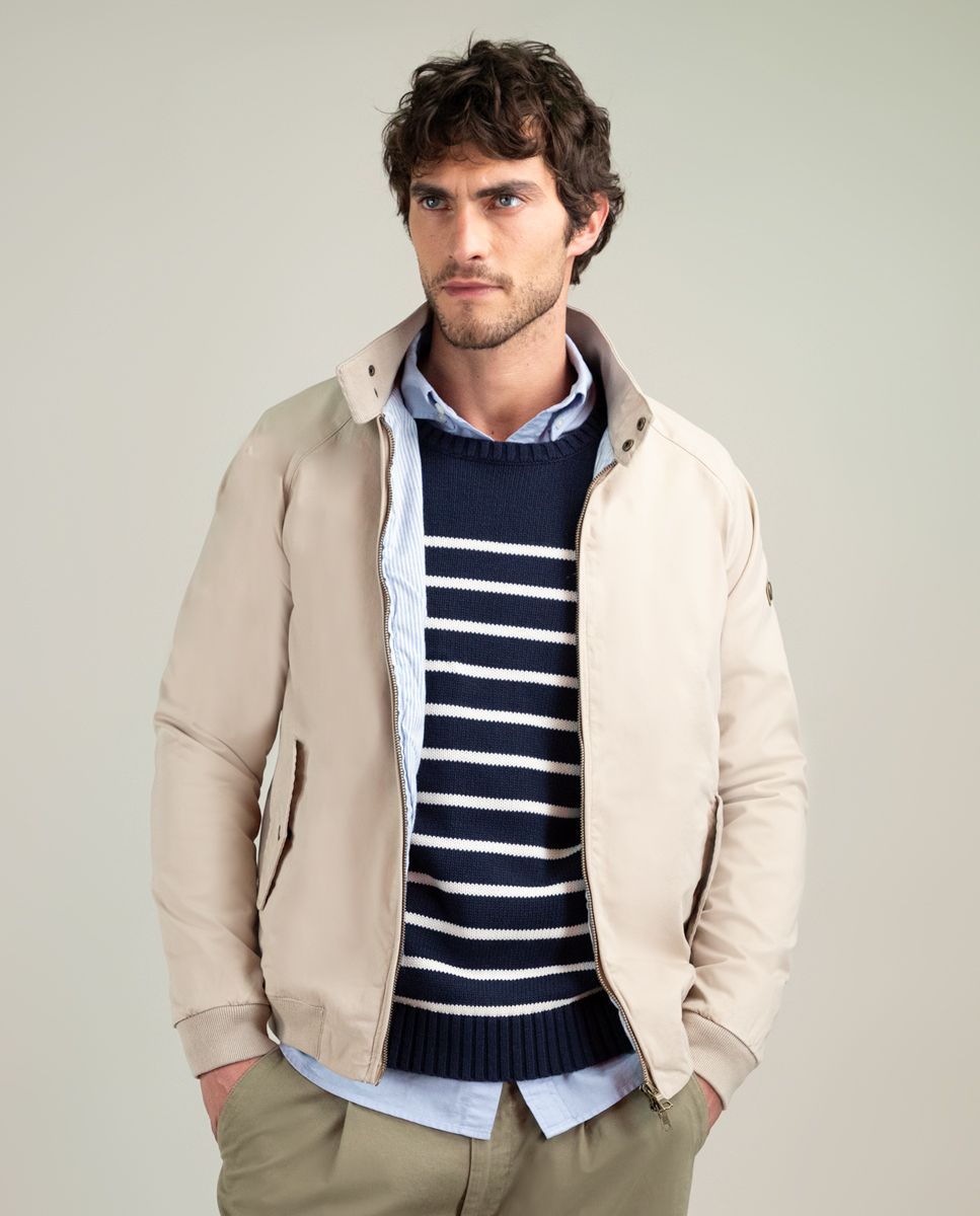 Cazadora Harrintong Beige