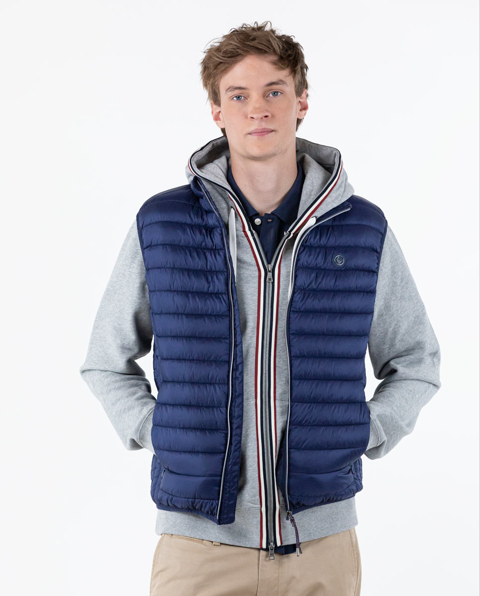 Navy Quilted Vest