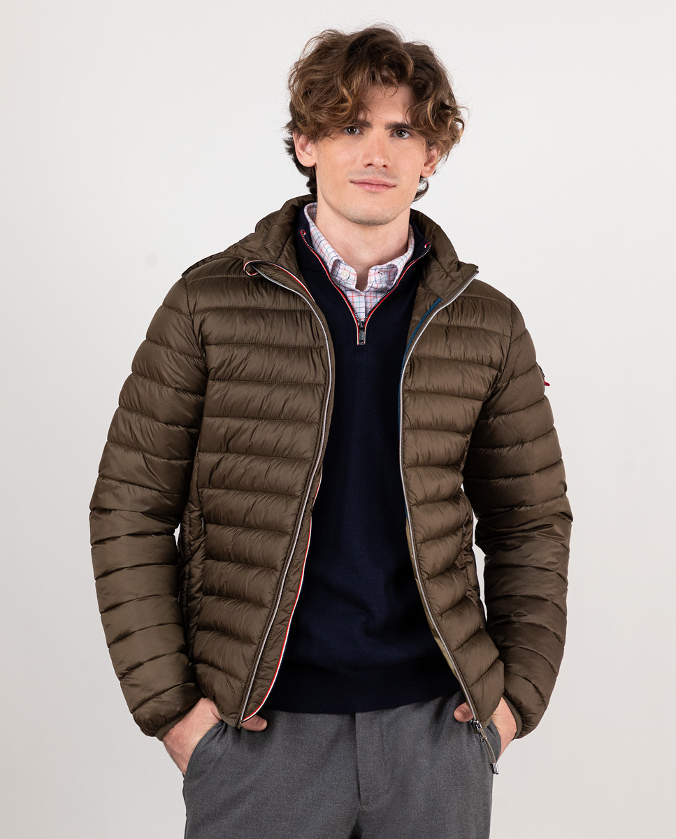 Cazadora Acolchada Básica Bronce