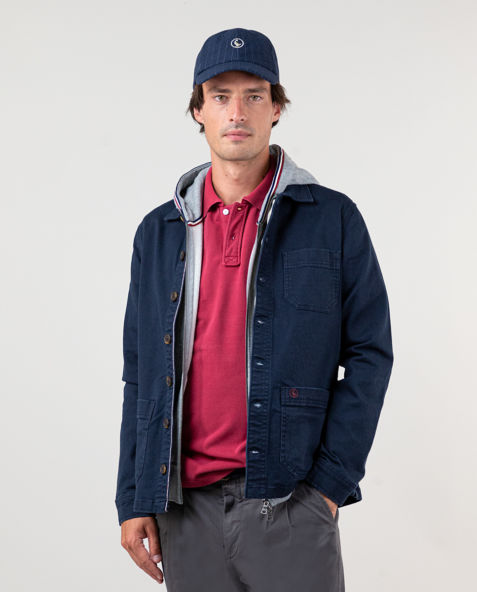 Sobrecamisa Twill Marino