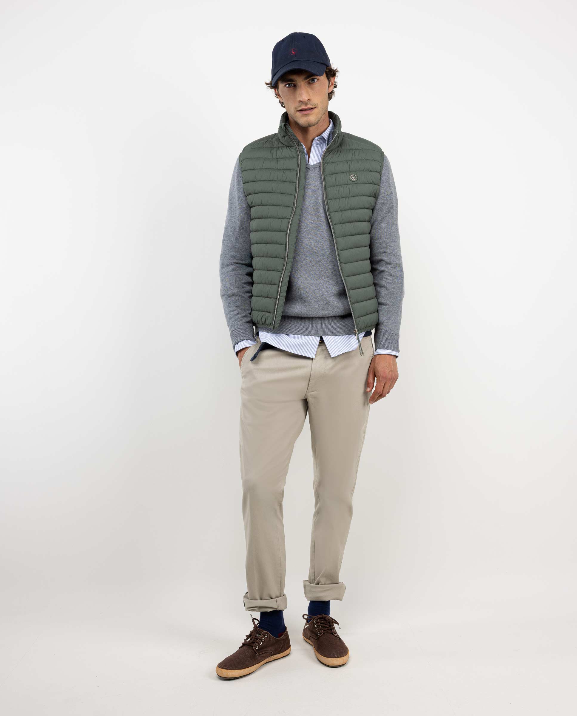 Chaleco Acolchado Básico Verde