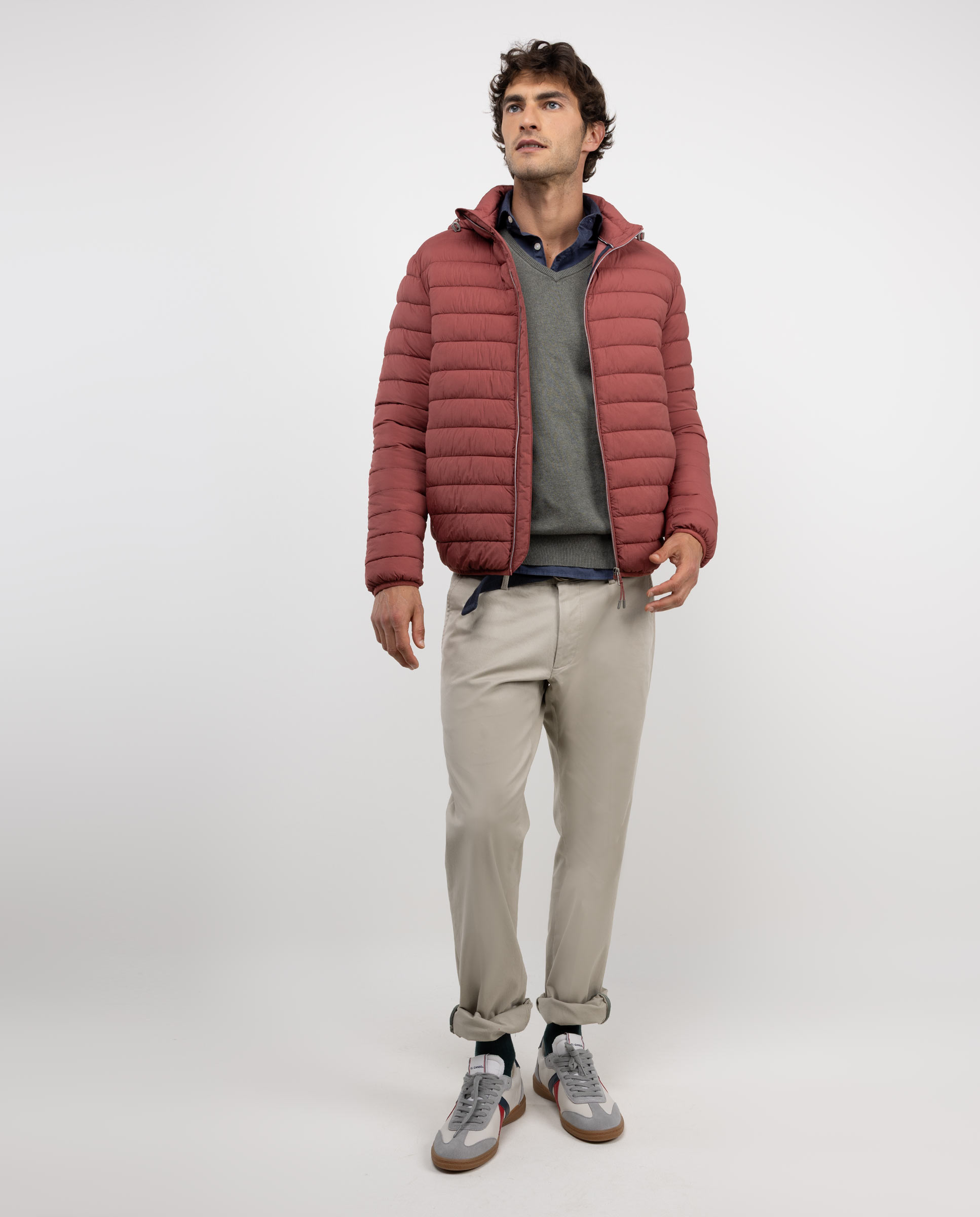 Basic Quilted Red Jacket