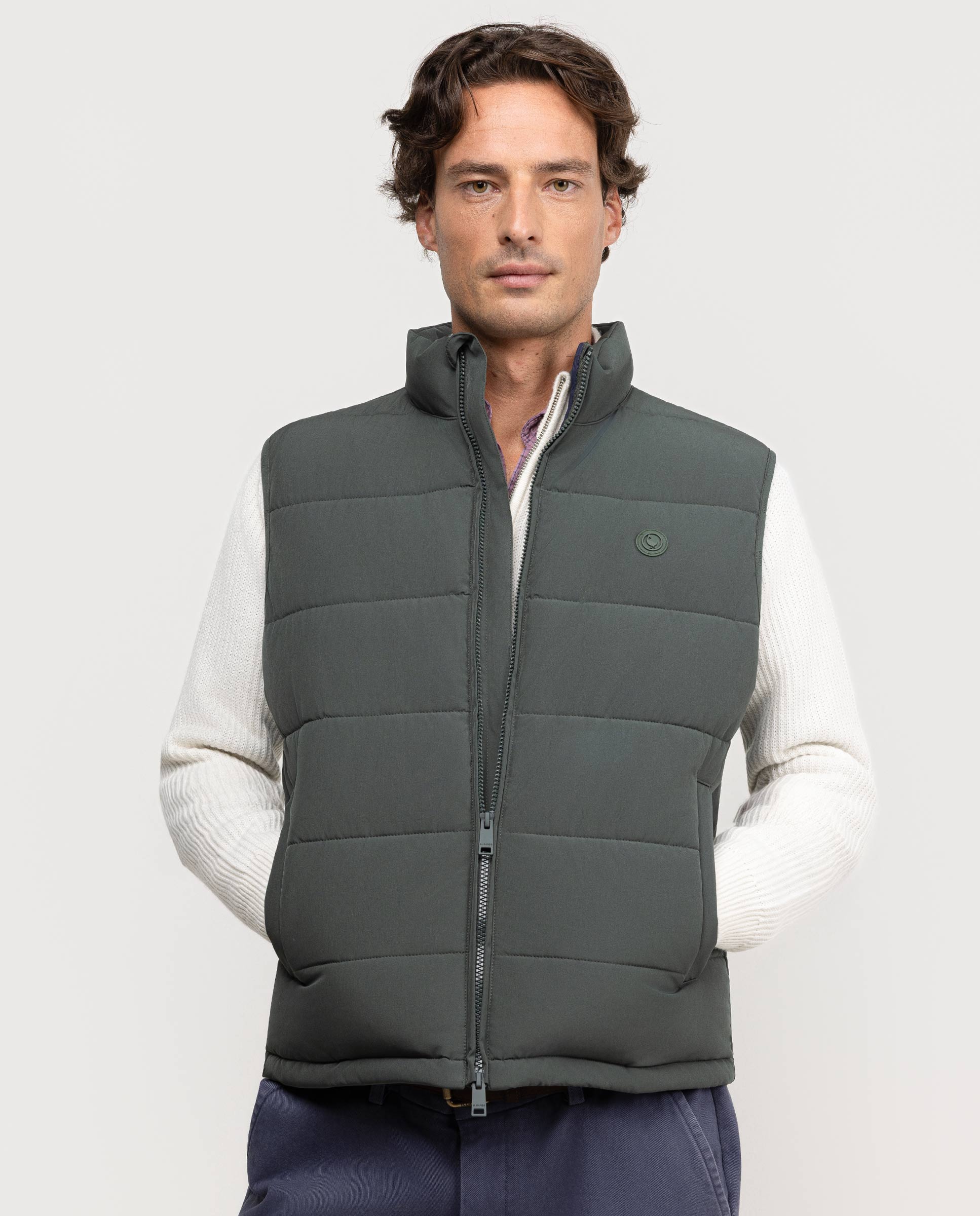 Heavy Quilted Green Vest